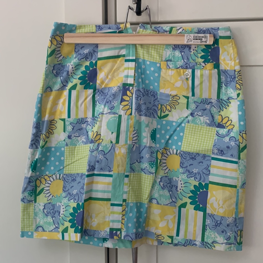 Lilly Pulitzer skirt sz 2 Trophy Patch - Picture 3 of 5